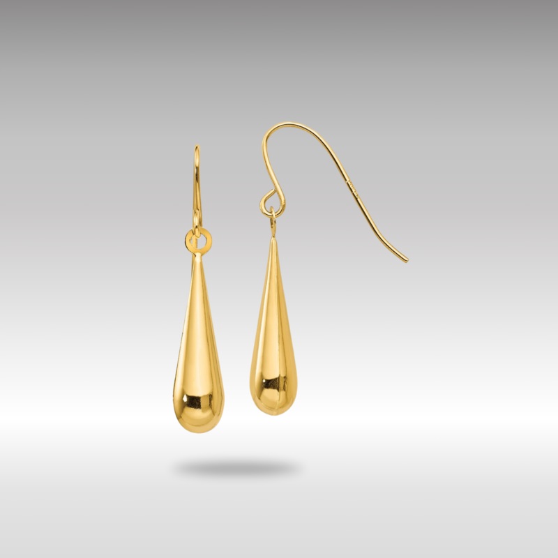 Gold Madi K Teardrop Dangle Earrings Model-SE711