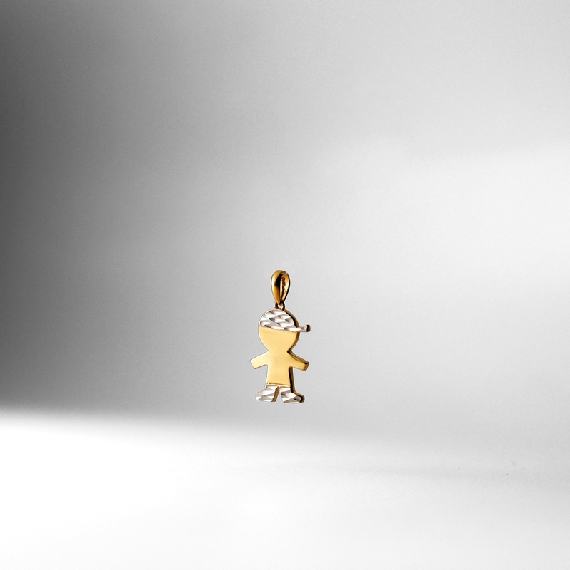 Gold Simple Boy Pendant – Model 2006