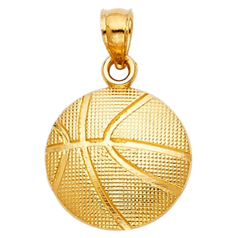 Gold Basketball Pendant – Model 1976