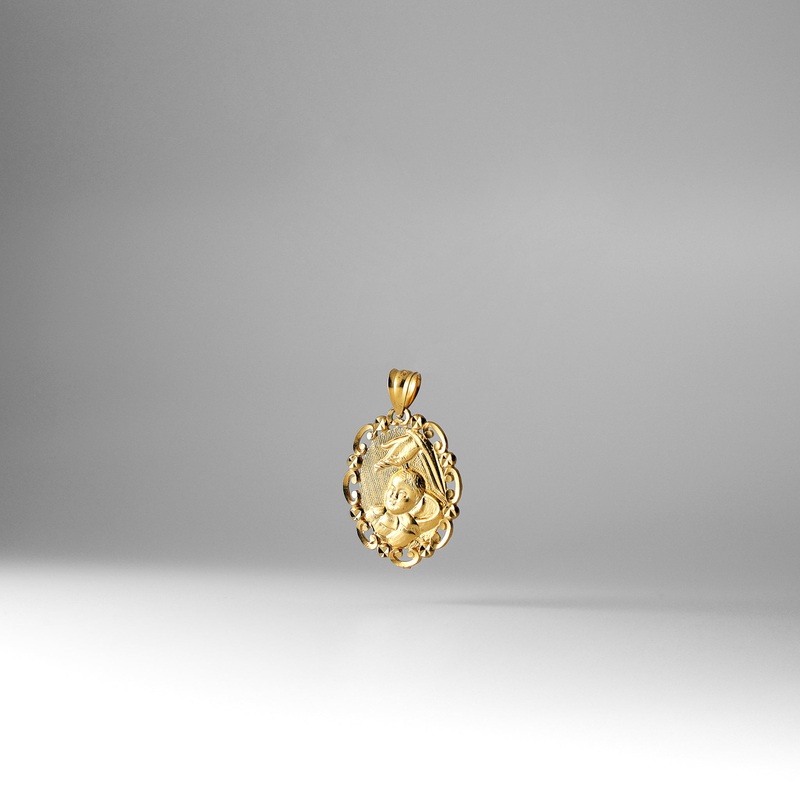 Gold Baptism Communion Pendant – Model 1444