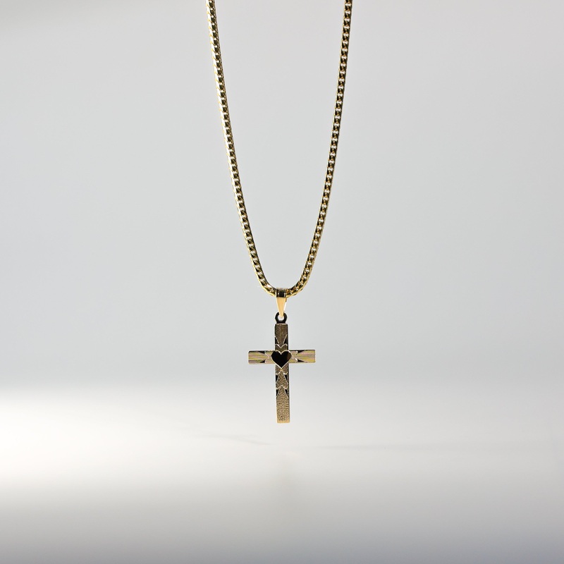 Gold Classic Medium Cross Pendant – Model 0896