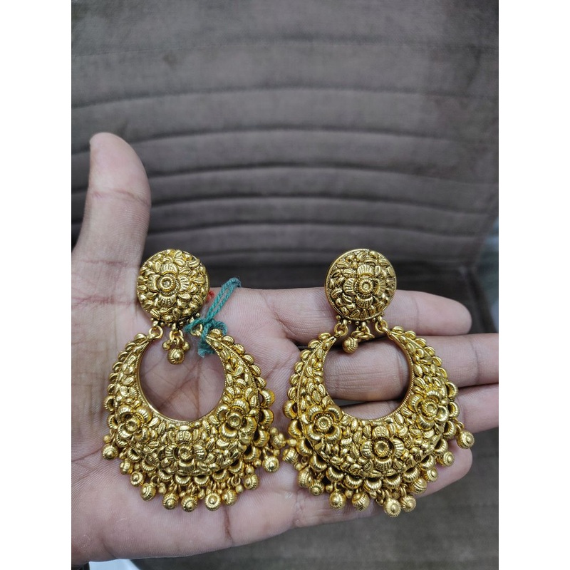 Fine Polki Kundan Earrings By  PKE80073