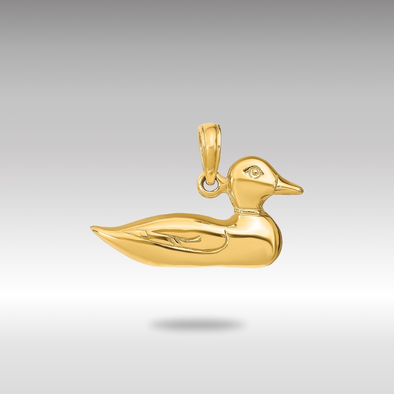 Gold Mallard Charm – Model K3265