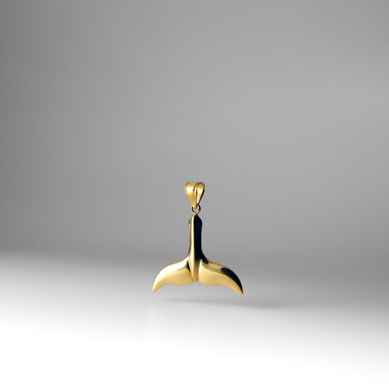 Gold Tail of Dolphin Pendant – Model 1690