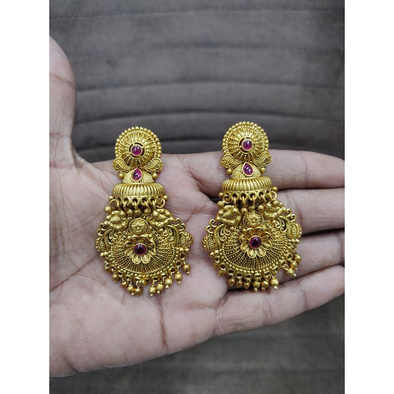 Fine Polki Kundan Earrings By  PKE80068