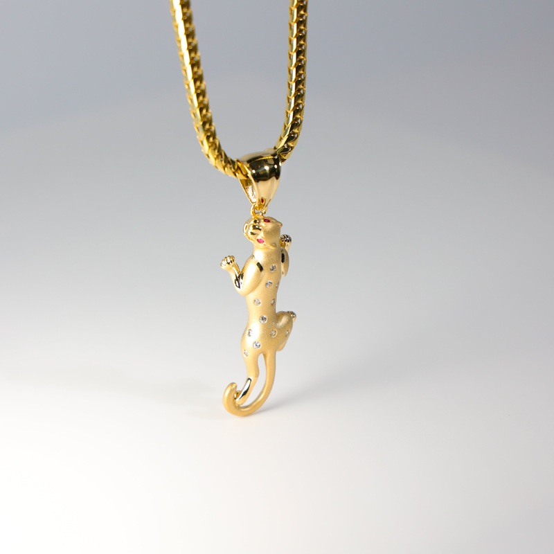 Gold Large Panther Pendant – Model 1530