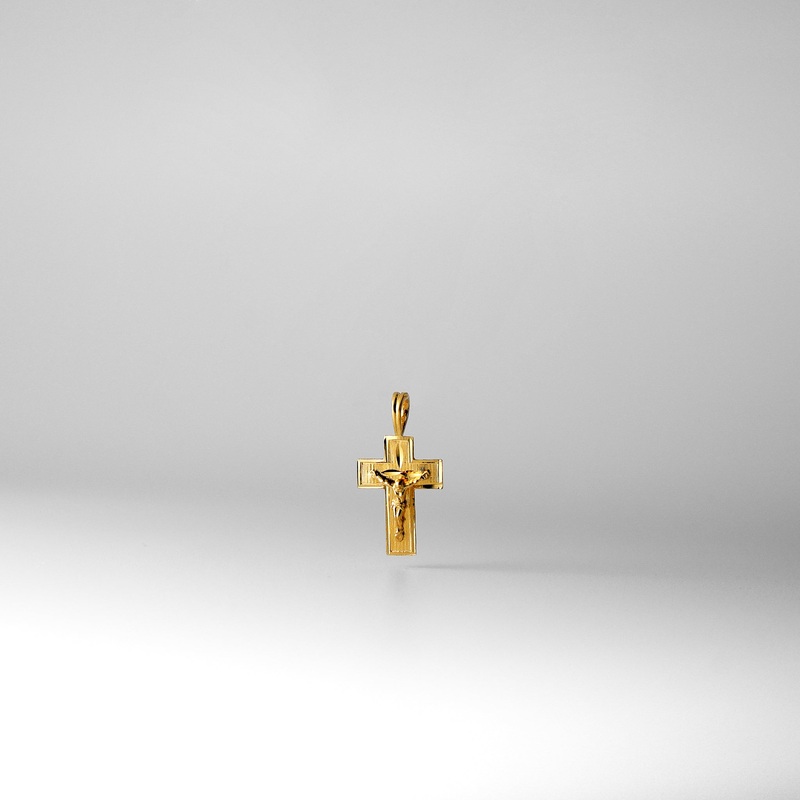 Gold Religious Crucifix Cross Pendant – Model 2202