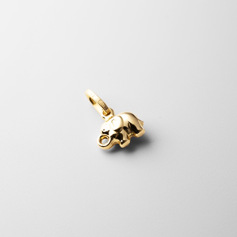 Gold Tiny Elephant Charm – Model 493