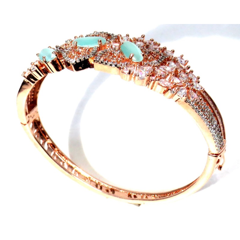 Jewelshingar Jewellery Gold Plated Diamond Bracelet For Women ( 61525BCD )