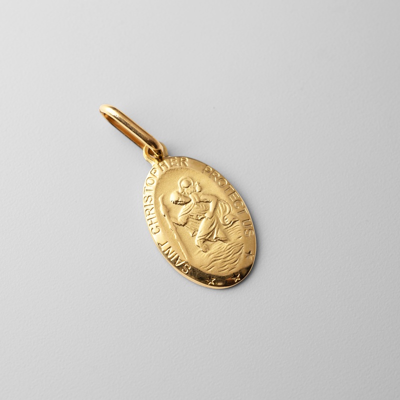 Saint Christopher Protect Us Pendant – Model 271