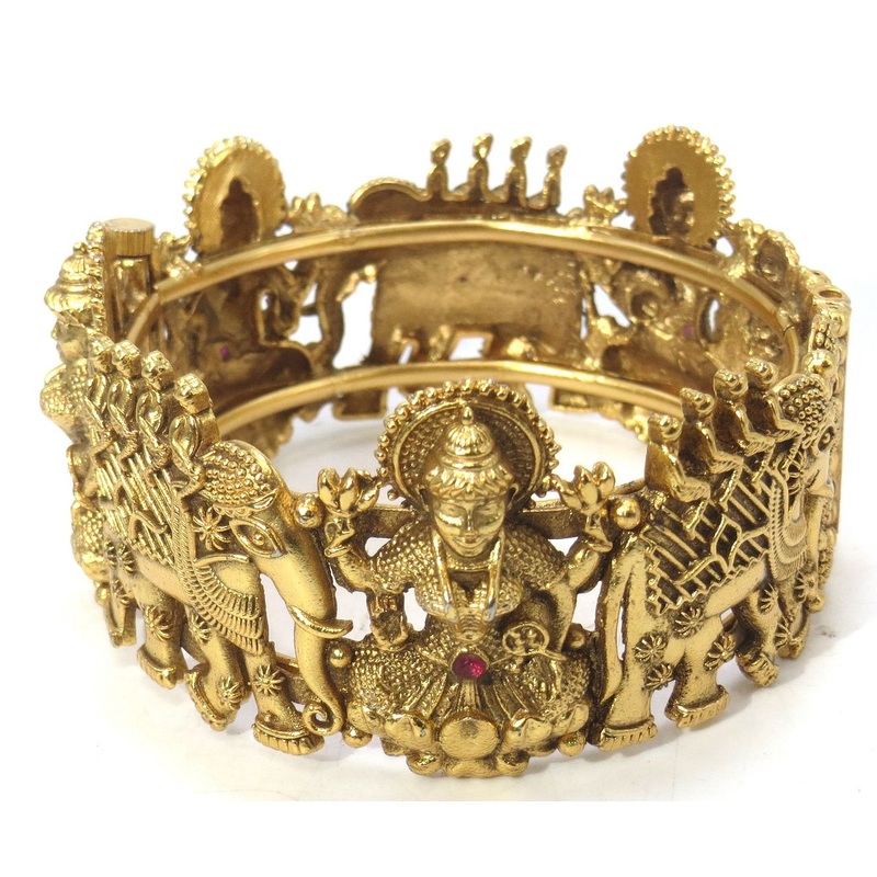 Jewelshingar Jewellery Gold Plated Diamond Bracelet For Women ( 61588PLB )