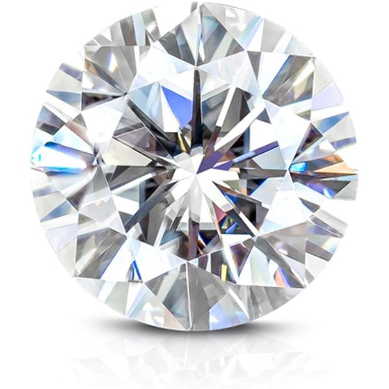 MOISSANITE DIAMOND ROUND D COLOUR , VVS1 CLARITY , EXCELLENT CUT CERTIFIED