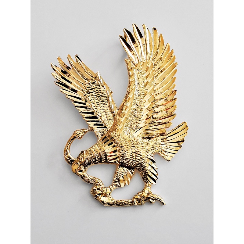 Coat Of Arms Extra Large Gold Eagle Pendant – Model 2380