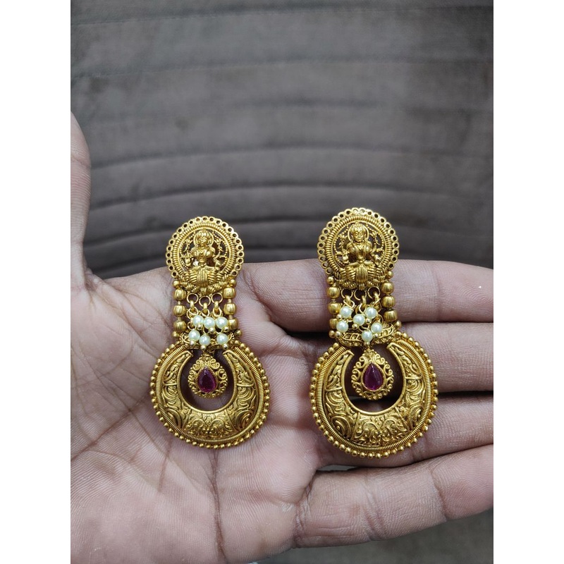 Fine Polki Kundan Earrings By  PKE80072