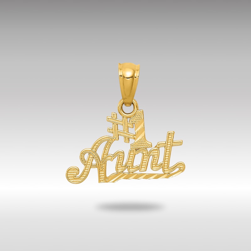 Gold #1 AUNT Pendant – Model YC479