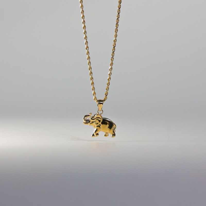 Gold Dainty Elephant Charm – Model 1627