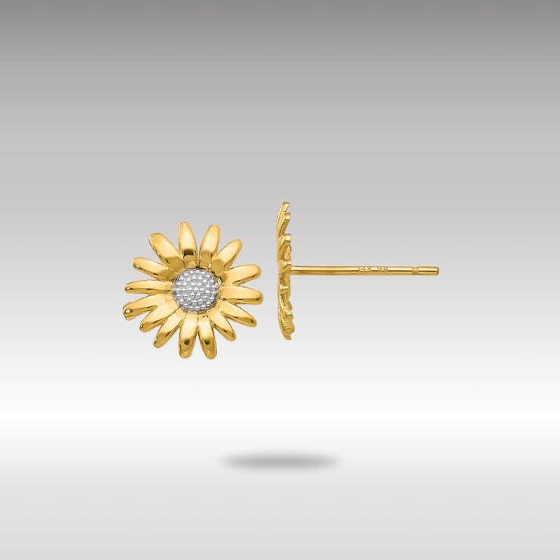 Gold Mini Daisy Post Earrings – Model TM735