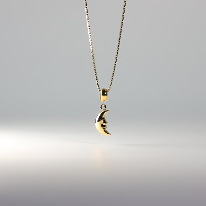 Gold Moon Pendant – Model 2458