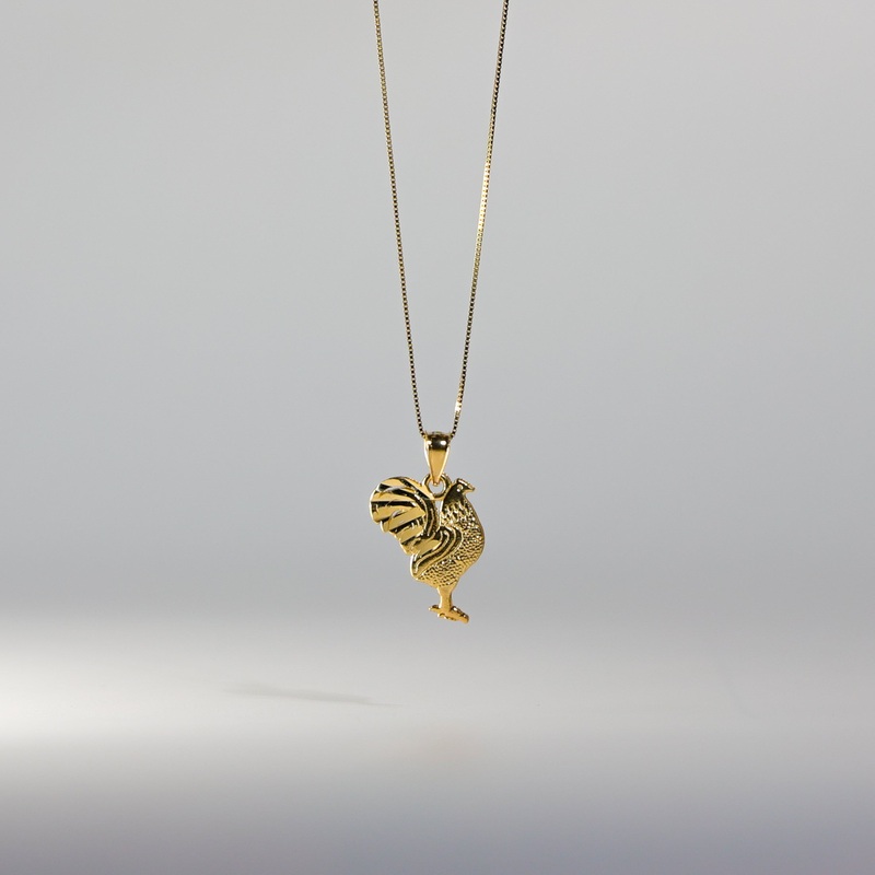 Gold Rooster Pendant – Model 1613