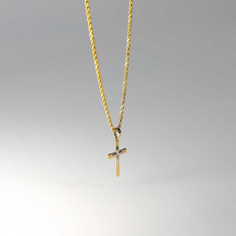 Gold Small Classic Cross Pendant – Model 2226