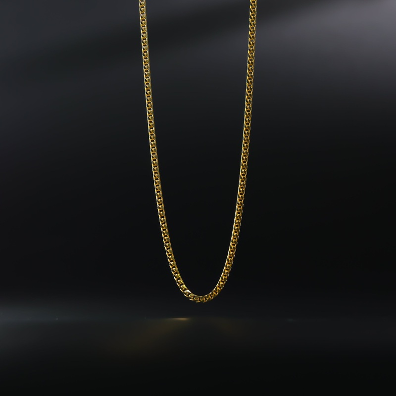 2.2mm Gold Solid Franco Chain – Model 0406