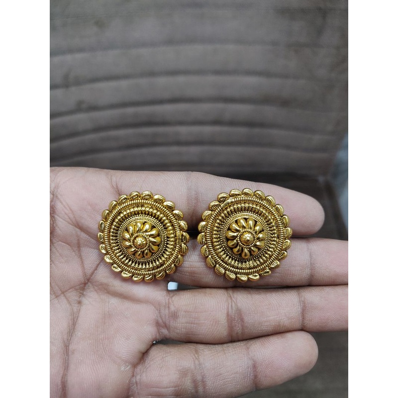 Fine Polki Kundan Earrings By  PKE80060
