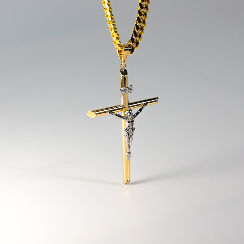 Gold Extra Large Crucifix Cross Pendant – Model 0847