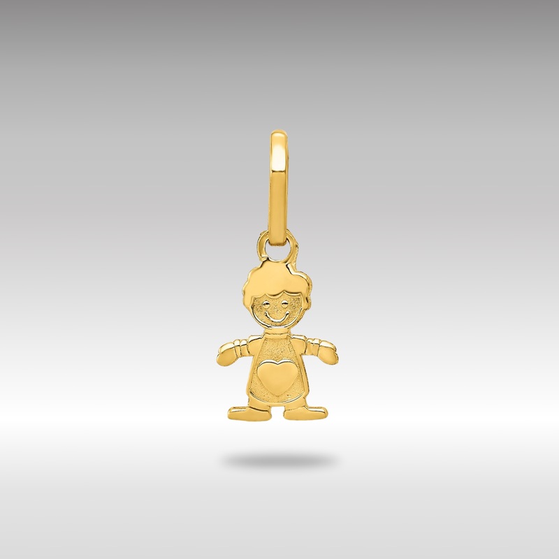 Gold Polished Little Boy Pendant – Model K5806