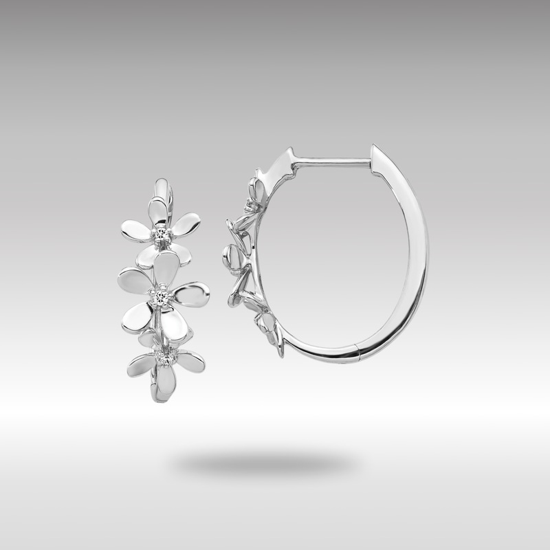 White Gold Diamond Earrings – Model EM4038-006-WA