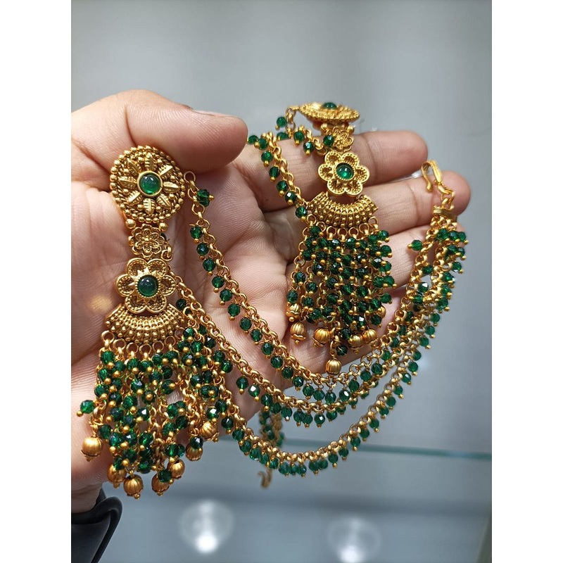 Fine Polki Kundan Earrings By  PKE80057