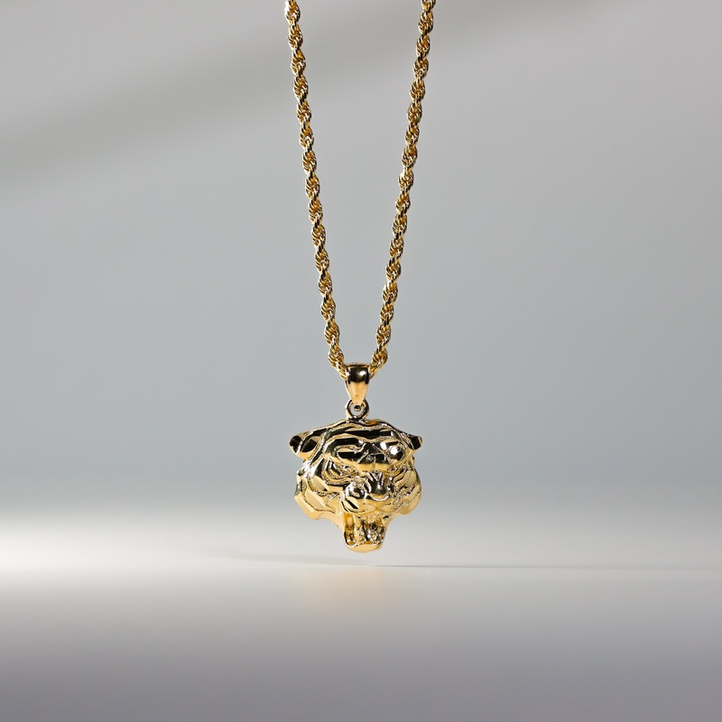 Gold Roaring Tiger Pendant – Model 1617