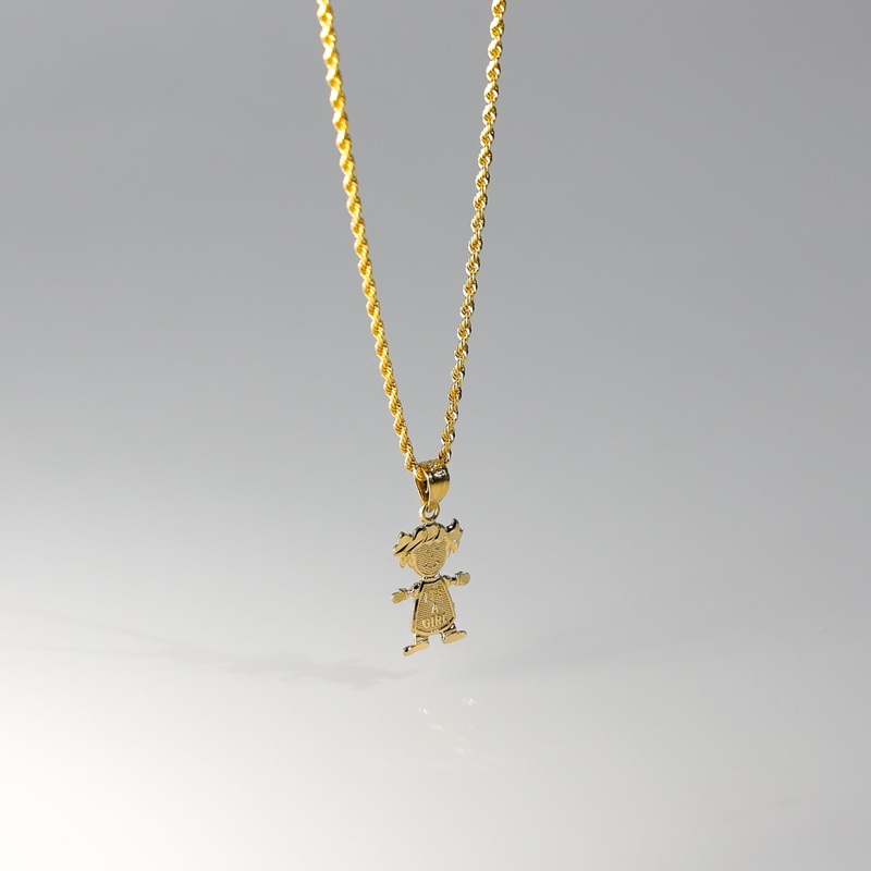 Its A Girl! Solid Gold Pendant – Model 662