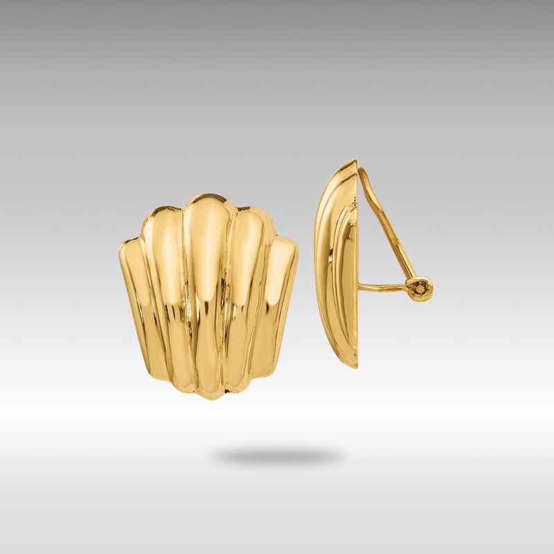 Gold Non-pierced Fancy Earrings – Model H640