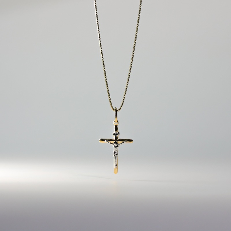 Gold Medium Crucifix Cross Pendant – Model 0008