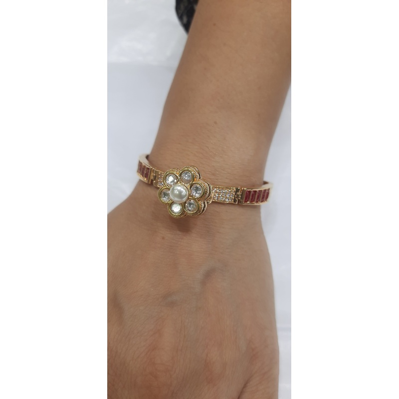 Jewelshingar Jewellery Gold Plated Diamond Bracelet For Women ( 194901BCD )