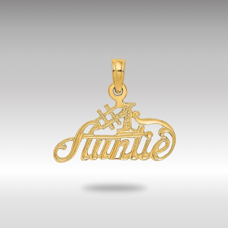Gold #1 AUNTIE Charm – Model C3007