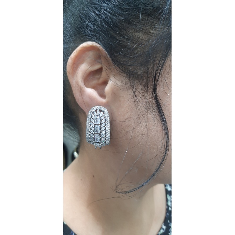 Jewelshingar Jewellery Fine Signity Zircon Dangle & Drop Earrings For Girls ( 200606EAD )