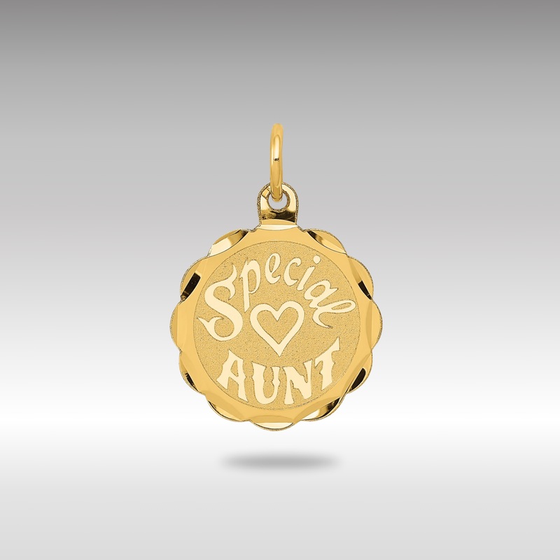 Gold SPECIAL AUNT Charm – Model XAC627