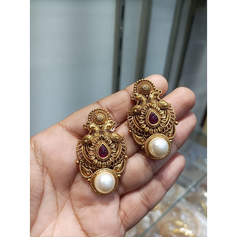 Fine Polki Kundan Earrings By  PKE80053