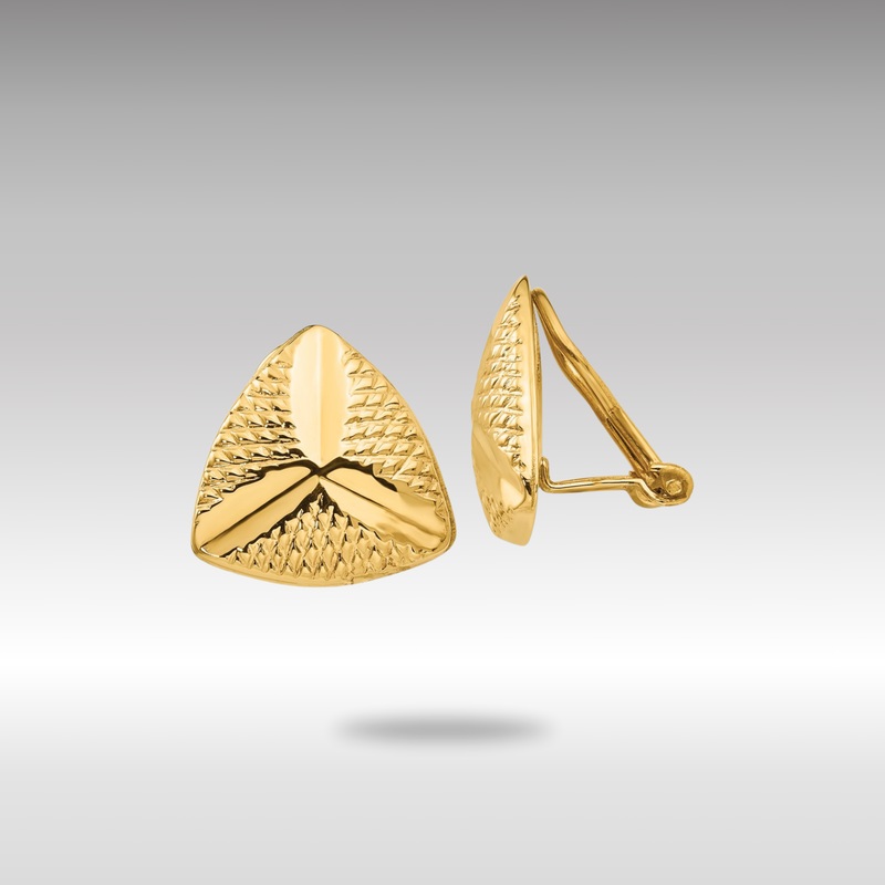 Gold Non-pierced Fancy Earrings – Model H641