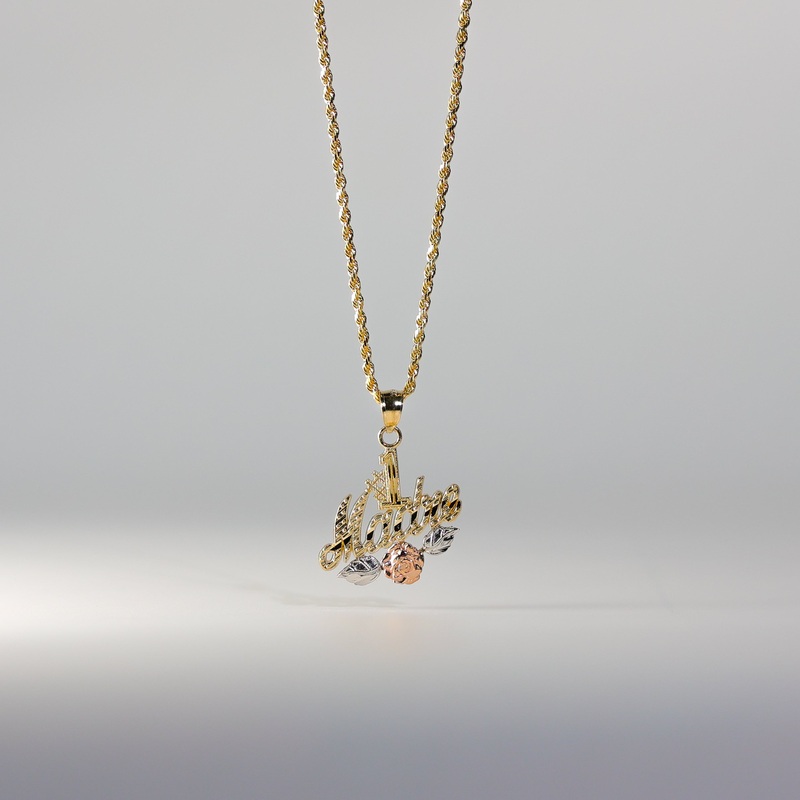 Gold Number One Madre Pendant – Model 2390