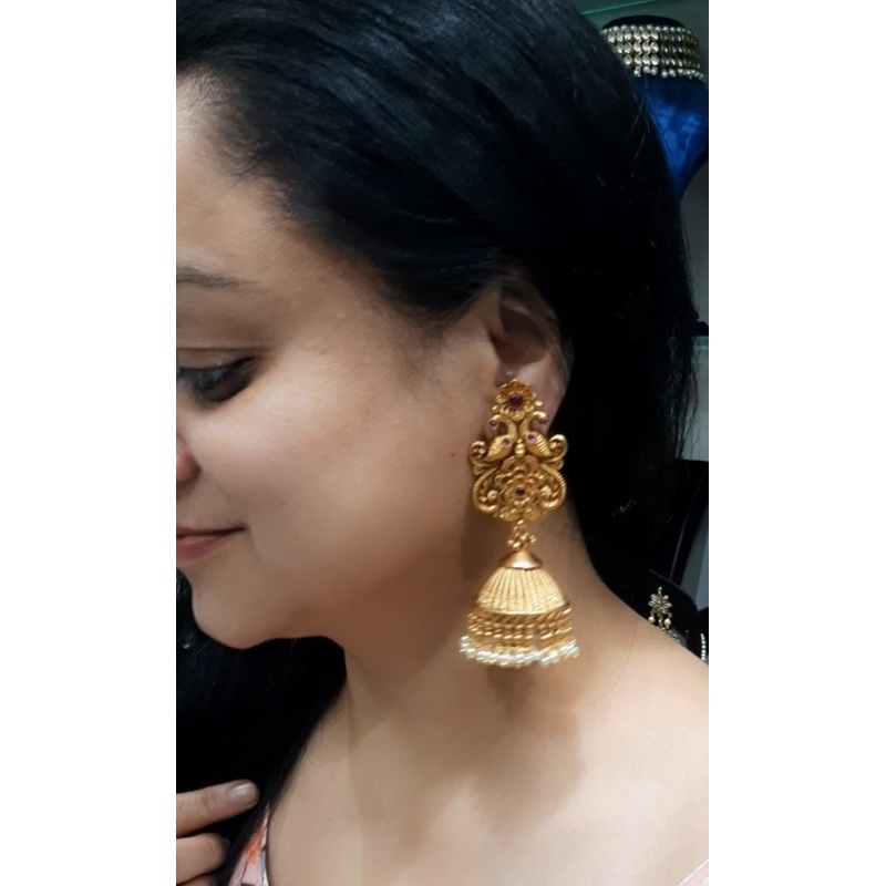 Jewelshingar Antique Jhumki (134623PEJ)