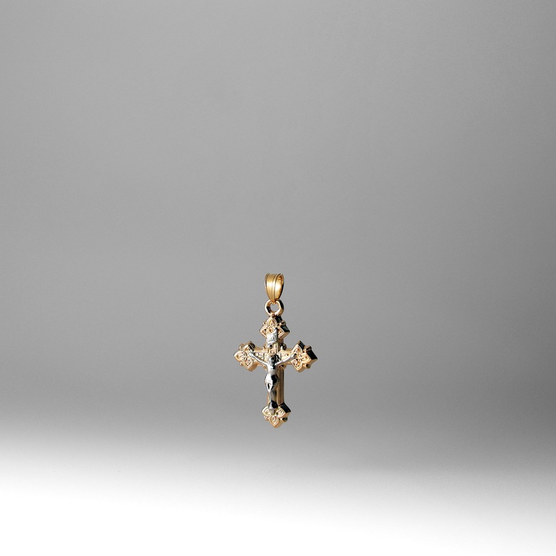 Gold Medium Crucifix Cross Pendant – Model 0873