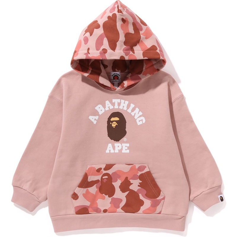 1ST CAMO COLLEGE PULLOVER HOODIE RELAXED FIT KIDS