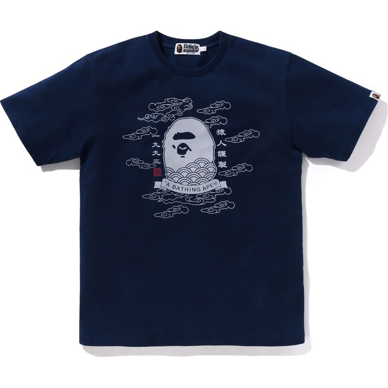 A BATHING APE 31ST ANNIV. APE HEAD TEE MENS