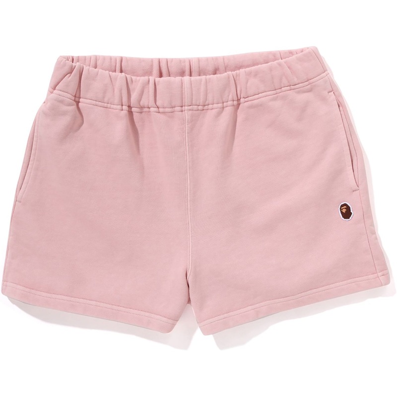 PIGMENT DYED ONE POINT SWEAT SHORTS LADIES