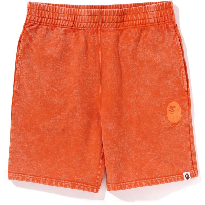 A BATHING APE OVERDYE SWEAT SHORTS MENS