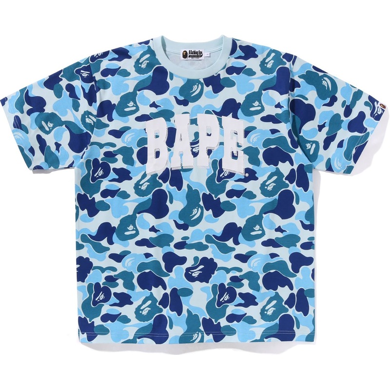 ABC CAMO RELAXED FIT BAPE LOGO TEE MENS