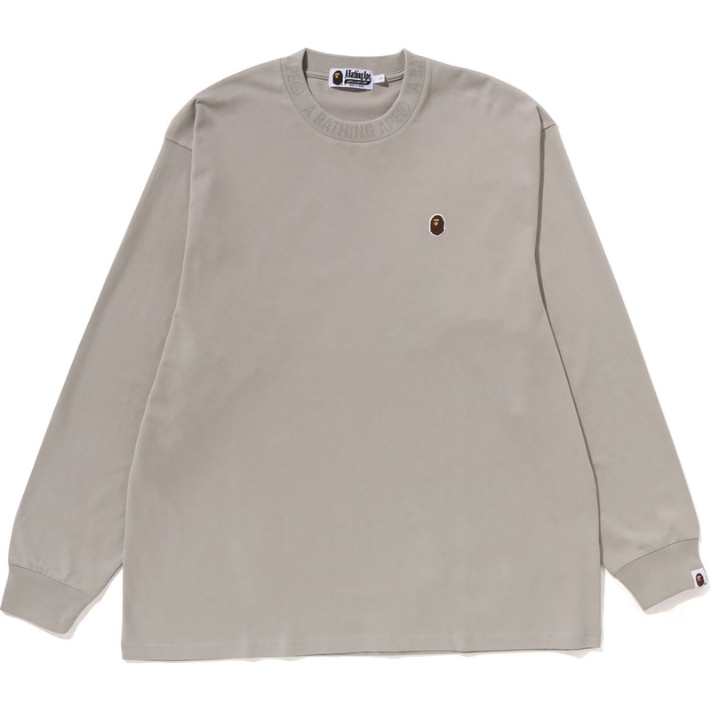 APE HEAD ONE POINT L/S TEE MENS