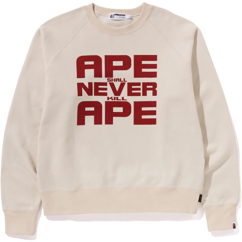 APE SHALL NEVER KILL APE CREWNECK MENS